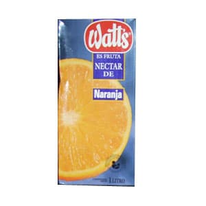 Watts Néctar de Naranja x 1lt **Watts** | Wtts de Naranja - Cod:ABZ10
