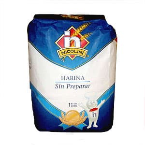 Harina Preparada | Harina Nicollini Sin Preparar x 1 kilo - Cod:ACD12
