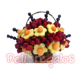 Canasta de Frutas para Regalar | Frutero especial en Cesta - Whatsapp: 980660044