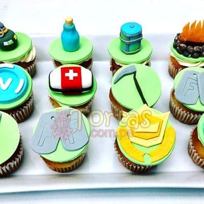Cupcakes Fortnite Royale | Las tortas más creativas de Fortnite - Whatsapp: 980660044