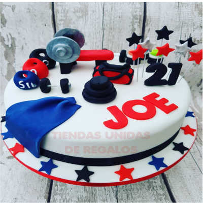 Birthday Cake For Men Gym | Torta Camilla Pesas - Whatsapp: 980660044