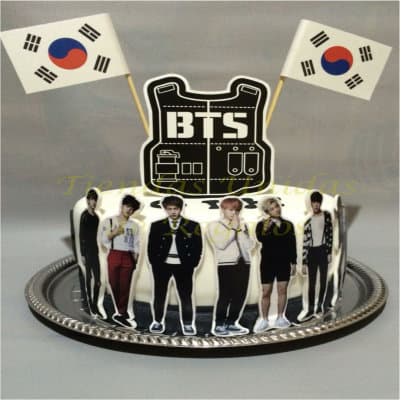 Torta BTS 3 | Kpop Cakes | Tortas Coreanas - Whatsapp: 980660044