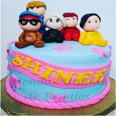 Torta Shinee 2 | Kpop Cakes | Tortas Coreanas - Whatsapp: 980660044