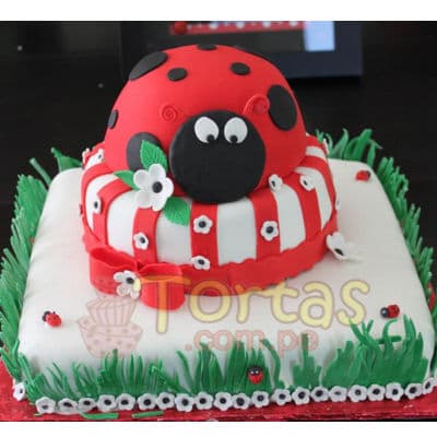 Pastel Mariquita | Miraculous ladybug cake | Torta de ladybug - Cod:LBB08