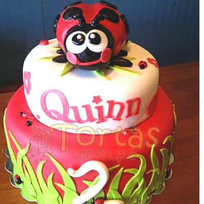 Pastel de la tematica Mariquita | Miraculous ladybug cake | Torta de ladybug - Cod:LBB10