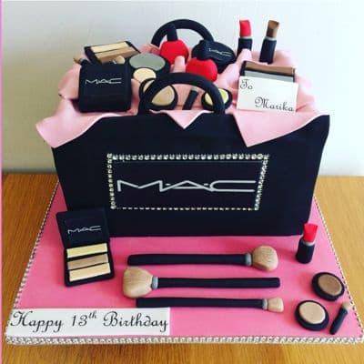 25% off en Torta Maquillaje de MAC | Torta mac | Tortas de maquillaje |  Torta para chicas | Tortas 