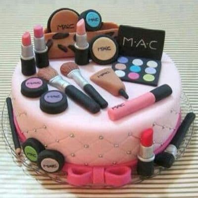 Pastel MAC | Torta mac | Tortas de maquillaje | Torta para chicas | Tortas - Cod:MAC13