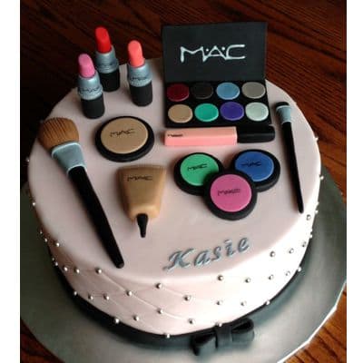 Tortas Polvos MAC | Torta mac | Tortas de maquillaje | Torta para chicas | Tortas - Cod:MAC16