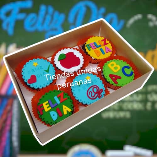 Cupcakes para dia del maestro - Whatsapp: 980-660044