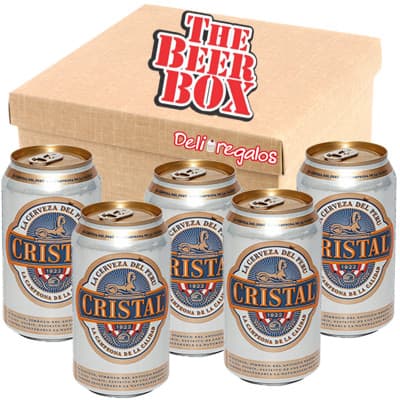 Canasta de cerveza para regalo | Pack Cristal - Whatsapp: 980-660044