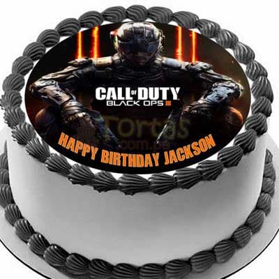 FotoTorta Call of Duty black ops 3 | Call of Duty Black Ops Cake - Whatsapp: 980-660044