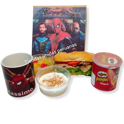 Desayuno Hombre Araña | Desayuno Delivery Spider Man - Cod:NOS06