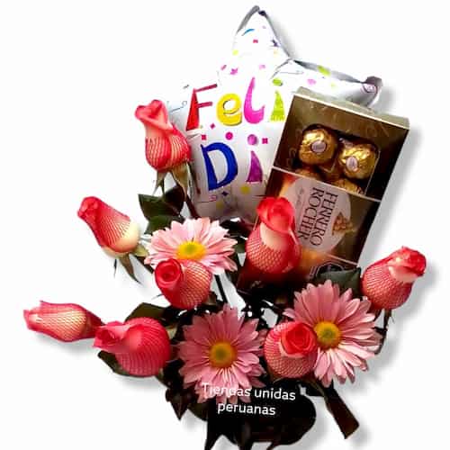 Regalos para GraduaciÃ³n | Flores y Chocolates para GraduaciÃ³n - Cod:OFX05
