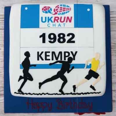 RUNNING 07 | Running themed Cake | Cake for a runner - Whatsapp: 980660044