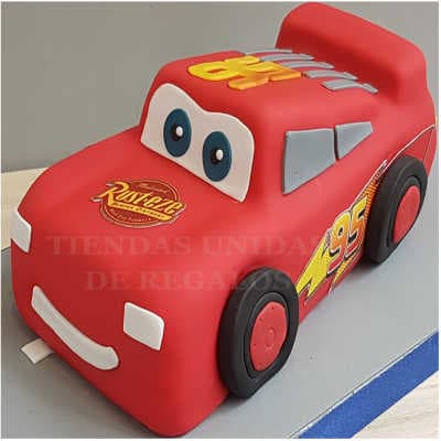 Torta Rayo Mcqueen 02 | Tortas de cars para cumpleaños | Tortas Pixar - Whatsapp: 980660044