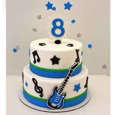 Pastel para cantante | Tarta para un cantante | Diseños de torta de cumpleaños - Cod:SGG14