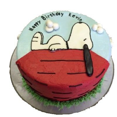 Torta  Snoopy redonda | Torta Snoppy | Pastel de Snoopy - Whatsapp: 980-660044