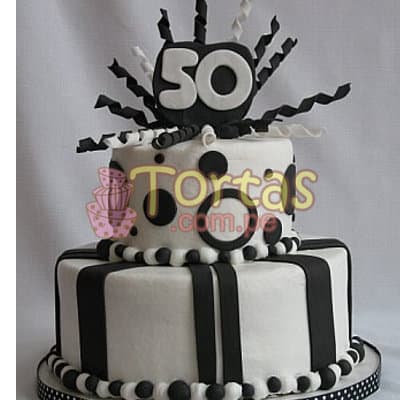 Torta de Oro | Tortas Bodas De Oro - Cod:TCS15