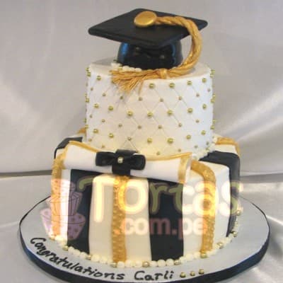 Torta de Graduacion Ingeniero | Tortas de Grado Hombre | Torta Graduacion - Cod:TGR06