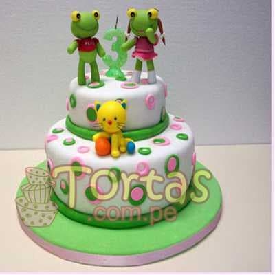 Torta Pepe y Pepa 2 pisos | Tortas Perú - Whatsapp: 980-660044