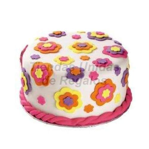 Tortas para Chicas | Tortas Florales | Tortas de Flores | Pastel con Flores - Whatsapp: 980-660044