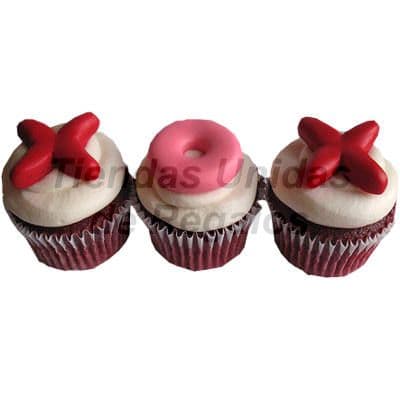 Cupcakes Xoxo | Cupcakes Personalizados Para Regalos - Cod:WMF14
