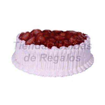 Torta cubierta con fresas  | Tortas Peru - Whatsapp: 980-660044