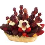 Canasta de Fresas y Frutas | Canastas de fruta empresas | Canasta de Frutas para Regalo - Cod:QFP09