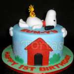 Torta Snoopy y amigos | Torta Snoppy | Pastel de Snoopy - Cod:SNP10