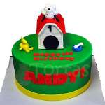 Torta Snoopy en 3d | Torta Snoppy | Pastel de Snoopy - Cod:SNP12