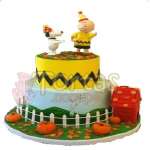 Torta Charlie Brown y Snoopy | Torta Snoppy | Pastel de Snoopy - Cod:SNP13