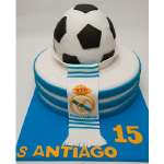 Torta Real Madrid Personalizada | Torta Futbol | Pastel futbol - Cod:WFU26
